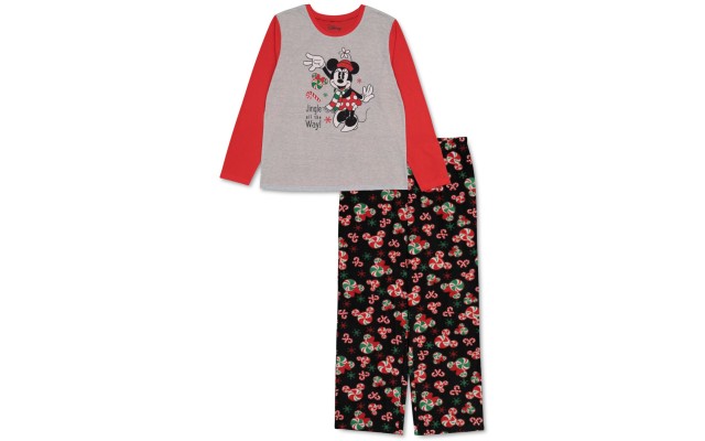  Matching Women’s Minnie Mouse Family Pajama Set, Large
