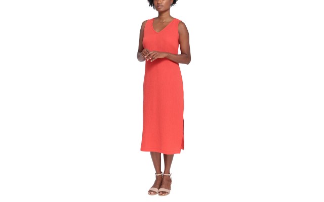  Ladies' Long Dress, Red, Small