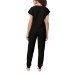  Ladies' 2-piece Lounge Set, Black, Medium