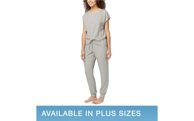  Ladies' 2-piece Lounge Set, Gray, X-Large