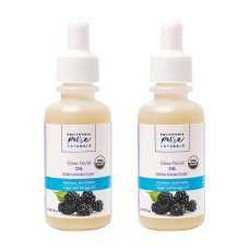 California Pure Naturals USDA Organic Glow Facial Oil, 1.0 fl oz, 2-pack