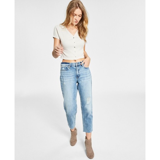  Jeans Cotton Crop Top, X-Large, birch