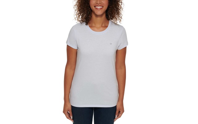  Jeans Ladies' Logo Tee, Blue, XX-Large