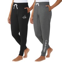 Calvin Klein Ladies' Jogger, 2-pack, Black, Small