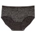  Ladies' Seamless Brief, 3-pack, Gray, Large
