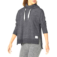Calvin Klein Performance Face Mask Funnel Neck Hoodie, Charcoal, Large