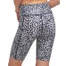  Performance High-Waist Bike Shorts (Feline Black,Medium)