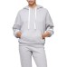  Performance Jumbo-Logo Fleece Hoodie, Grey, X-Small