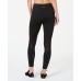  Performance Mesh-Inset 7/8 Length Leggings, Black, Small