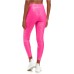  Performance Metallic-Print High-Waist 7/8 Length Leggings, Pink, Small