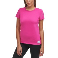 Calvin Klein Performance Women’s Cotton T-Shirt, Small, Hot Pink