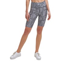 Calvin Klein Performance Women’s High-Waist Bike Shorts (Feline Black, Small)