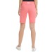  Performance Women’s Logo Bermuda Shorts, Orange, XX-Large