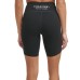  Performance Women’s Logo High-Waist Bike Shorts, Black/Pink, X-Small