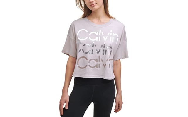  Performance Women’s Sliced Logo Cropped T-Shirt (Pink, XX-Large)
