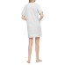  Short Sleeve SleepShirt, Large, Gray