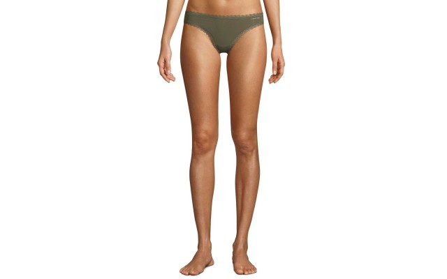  Women’s Flirty Thong Panty, Green, X-Large