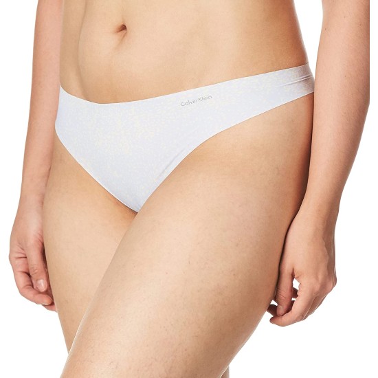  Women’s Invisibles Thong Underwear, Lavender, X-Large