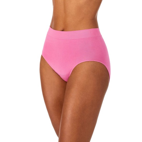  Ladies' Seamless Brief, 5-pack, Pink, Large