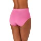  Ladies' Seamless Brief, 5-pack, Pink, Large