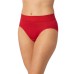  Midnight Ladies' Comfort Hi-Cut, 5-pack, Red, Small