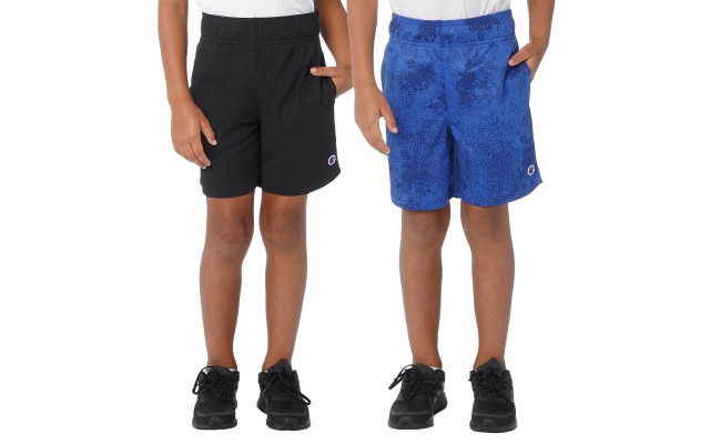  Youth 2-pack Short, Black, Small (7/8)