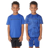 Champion Youth 2-pack Tee, Blue, Medium (10/12)