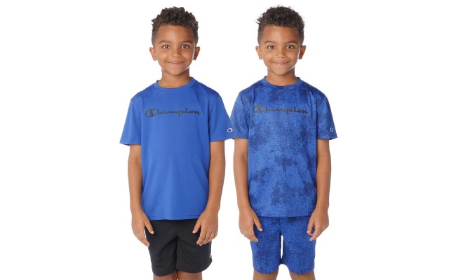  Youth 2-pack Tee, Blue, Medium (10/12)