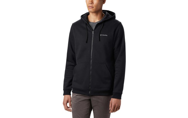  Men's Full Zip Hoodie, Black, Medium