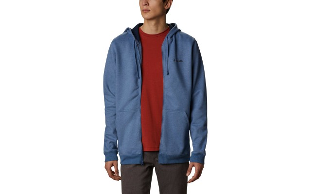  Men's Full Zip Hoodie, Blue, XX-Large