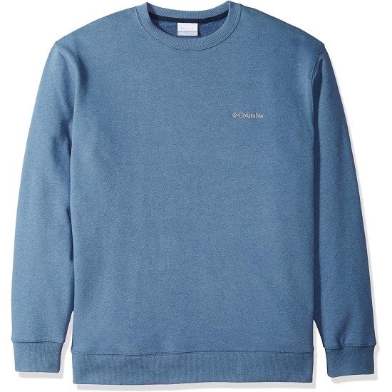  Men’s Hart Mountain II Fleece Sweatshirt (Blue, L)