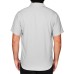  Men's James Bay Short Sleeve Woven Shirt, Gray, XX-Large