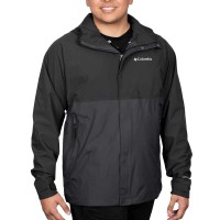 Columbia Men’s Weatherproof Breathable Jacket, Black, XX-Large