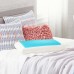  Blue Bubble Gel + Memory Foam Pillow, One Color, Standard Size