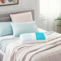 Comfort Revolution Blue Bubble Gel + Memory Foam Pillow, One Color, Standard Size