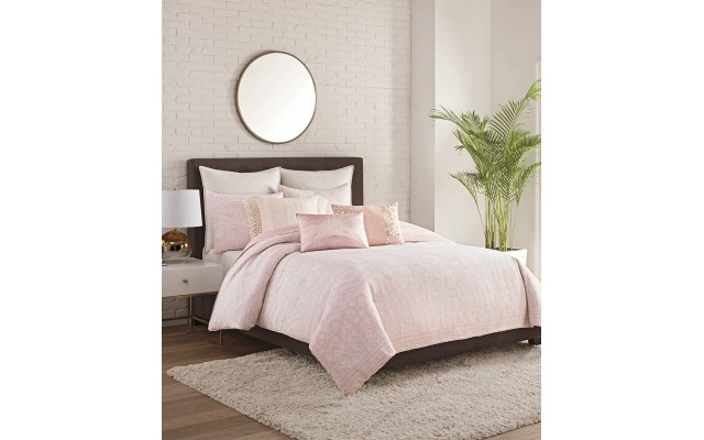  Overscale Tapestry Duvet Cover, King, Blush