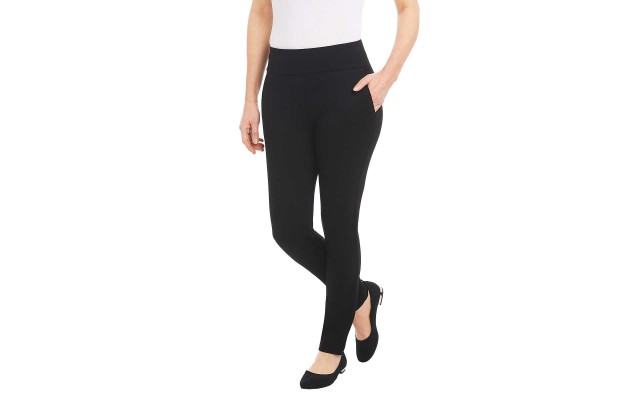  Ladies' Pull-On Pant, Black, Large