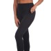  Ladies' 7/8 Brushed Legging, Black, 2X