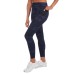  Ladies' 7/8 Brushed Legging, Blue, 3X