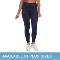 Danskin Ladies' 7/8 Brushed Legging, Blue, Large