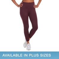 Danskin Ladies' 7/8 Brushed Legging, Red, 3X