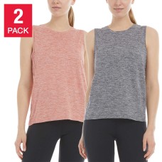Danskin Ladies' Breathe Tank, 2-pack