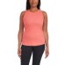  Ladies' Ribbed Tank, 3-pack, White, Medium