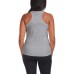  Ladies' Ribbed Tank, 3-pack, Black, 2X
