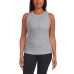  Ladies' Ribbed Tank, 3-pack, Black, 2X