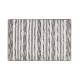  Kenai Tufted Chenille Stripe 20″ x 30″ Bath Rug Bedding, Gray