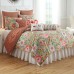  Dakota Nectar Embroidered Pillow, White/Red, 12X16
