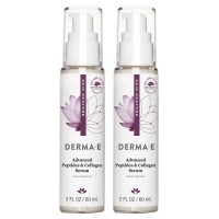 DERMA E Advanced Peptides and Collagen Serum 2.0 fl oz, 2-Pack
