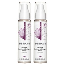 DERMA E Advanced Peptides and Collagen Serum 2.0 fl oz, 2-Pack