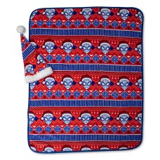 Disney 2-Pc. Travel Blanket & Santa Hat Set Bedding, Red, 70 x 52